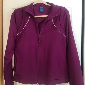Reebok Purple / Maroon Windbreaker Jacket